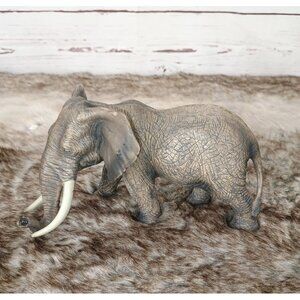 Schleich African Elephant‎ Figurine Hand-Painted Collectible Wildlife Toy